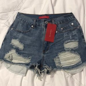 Denim high waisted Bluejeans Shorts